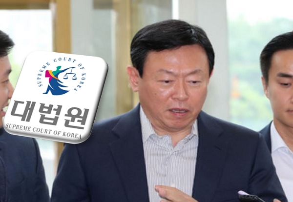 10월 17일 대법원이 신동빈 롯데 회장의 집행유예를 확정했다.(사진=뉴시스)